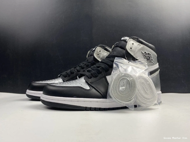 JORDAN SILVER HIGH WMNS 1 TOE AIR CD0461-001 OG 0714